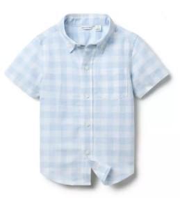 Blue Gingham Shirt