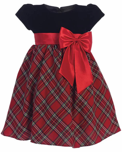 Holiday Dress C510C Red