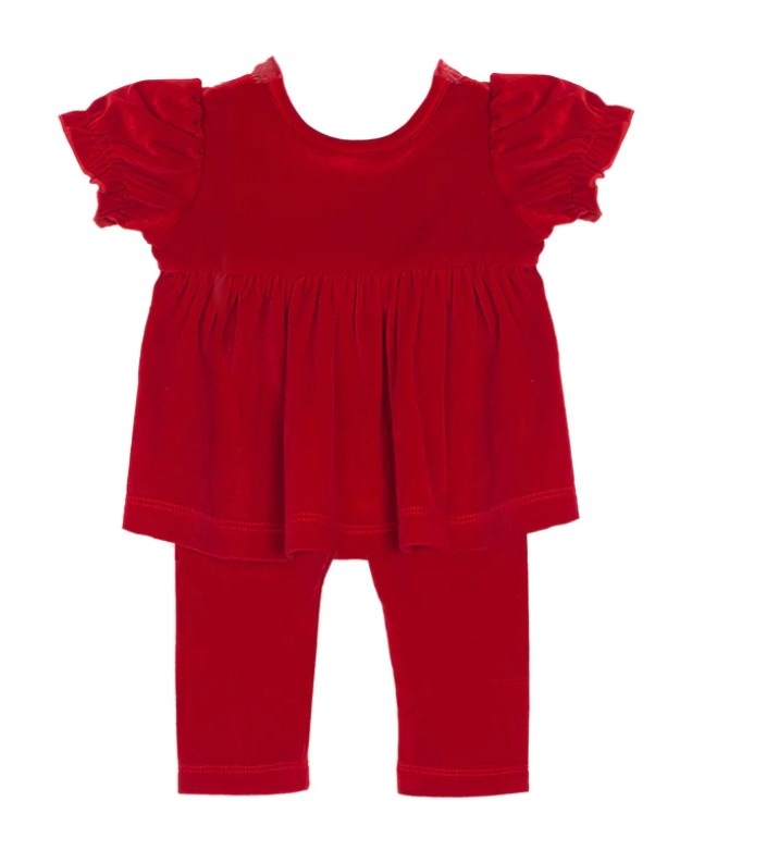 Noella Velvet & Organza 2 PC