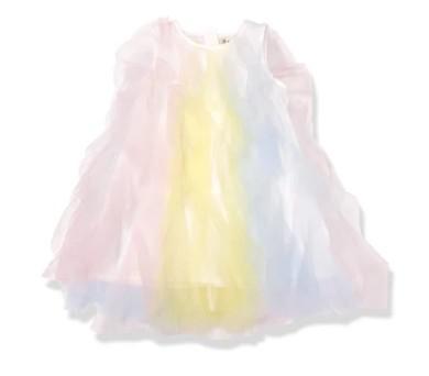 Rainbow Mesh Dress