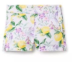 Lemon Floral Shorts