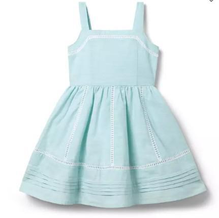 Pintuck Trim Dress