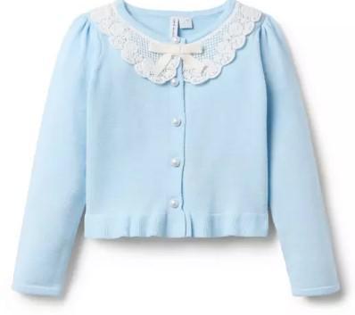 Floral Lace Collar Cardigan