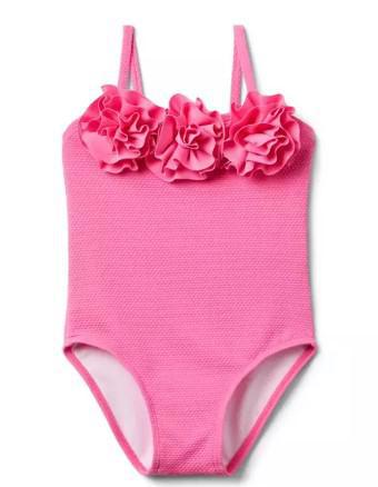 Pink Rosette Swimsuit