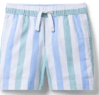 Striped Pull-On Shorts