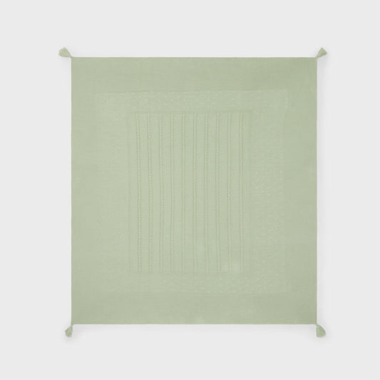 Mint Green Knit Blanket DK199