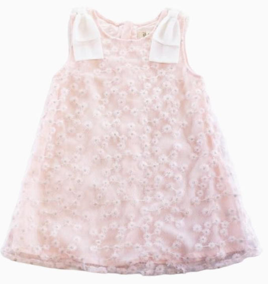 Floral Embroidered Sheer Dress