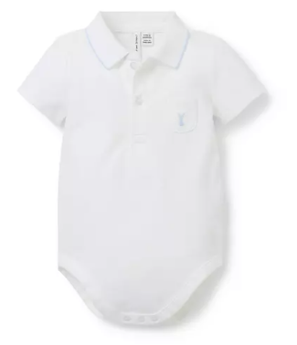 Bunny Pique Polo Bodysuit