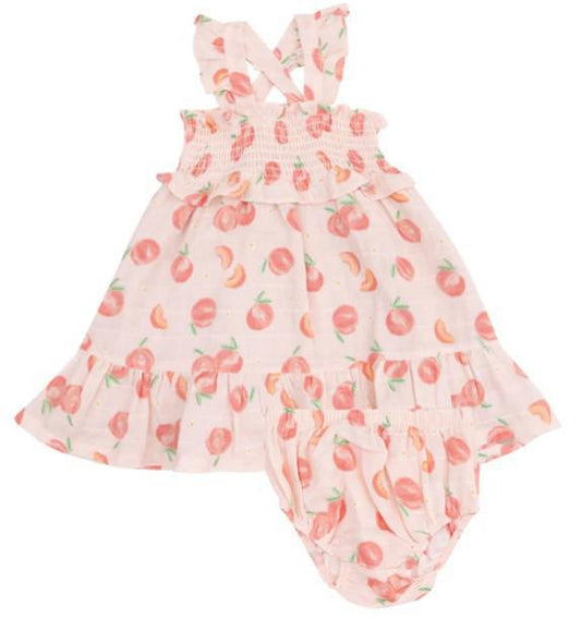 Sweet Peach Ruffle Sundress