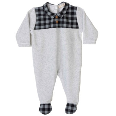 Noah Velour Footie