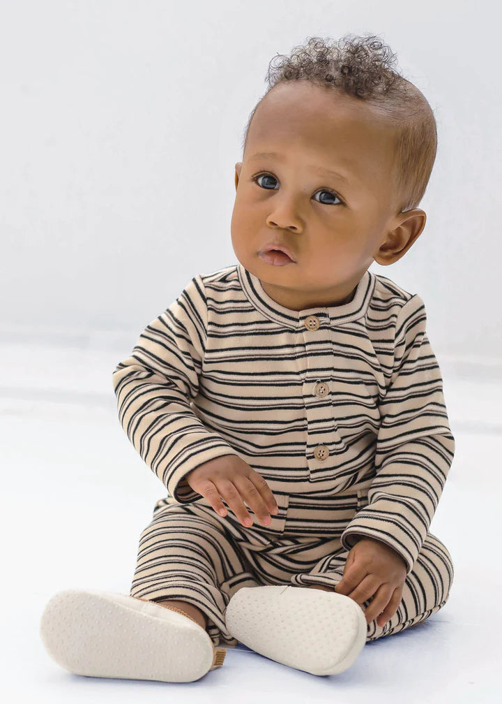 Little Racer Striped Romper