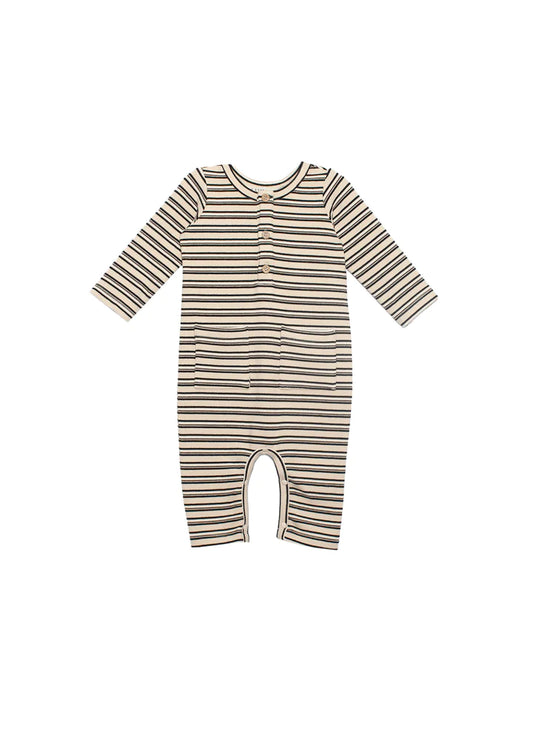 Little Racer Striped Romper